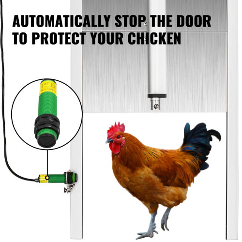  Automatic Chicken Coop Door Opener Chicken Door 12.6" by 11.8"