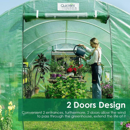 20'x10'x7' Outdoor Large Walk-in Greenhouse Plant Gardening Hot House