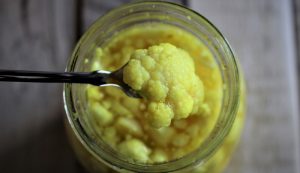 fermented pickled cauliflower