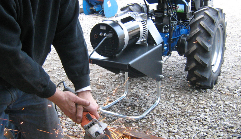 BCS walk-behind tractor implements