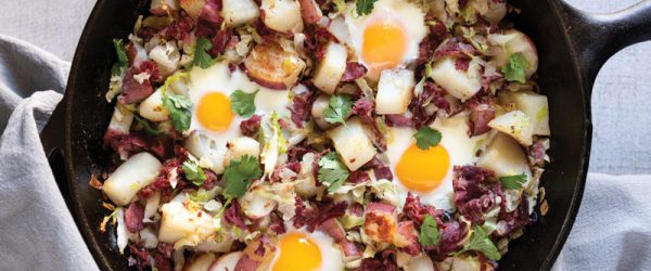 Recipe: Baked Corned Beef & Cabbage Hash With Eggs